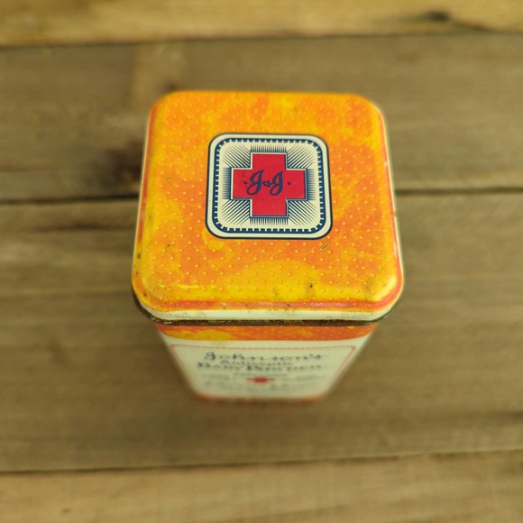 Vintage 1986  Johnson's Antiseptic Baby Powder 100th Anniversary Collectable Tin - Picture 6 of 8